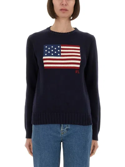Polo Ralph Lauren Cotton Crew Neck Shirt In Black