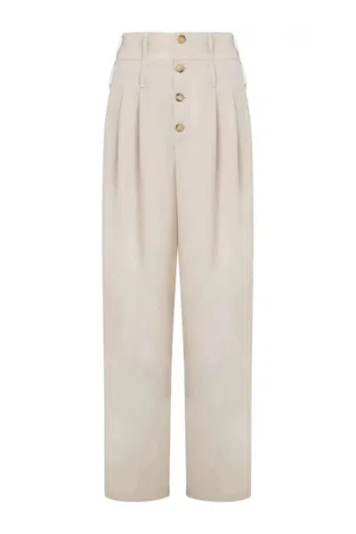 Moschino Straight-leg Tailored Pants In Neutral