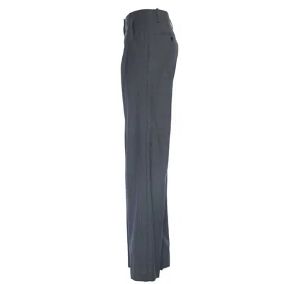 N°21 Wide-leg Trousers With High Waist In Black