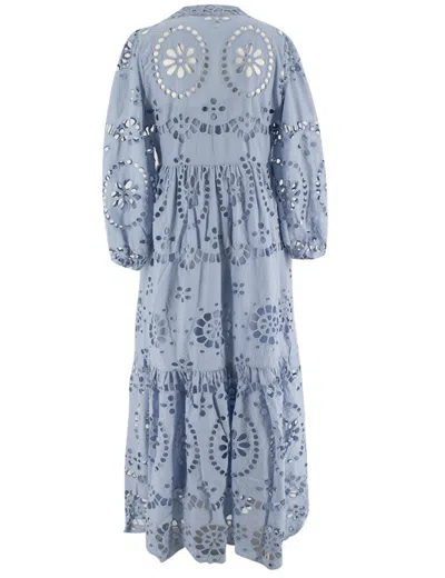 Mc2 Saint Barth Maxi Dress With Wide Neckline