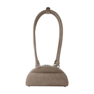 Self-portrait Mini Shoulder Bag With Charm Detail In Brown