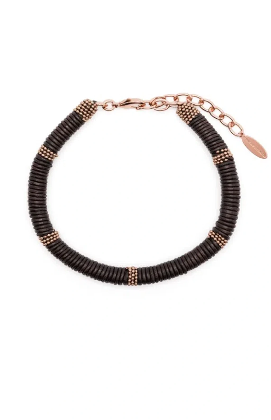 ピアス Brunello Cucinelli Black Bead Bracelet With llic Accents Brunello Cucinelli Black Bead Bracelet With Metallic Accents