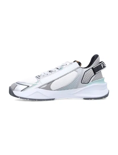 Fendi Flow Sneakers With Technical Mesh Upper