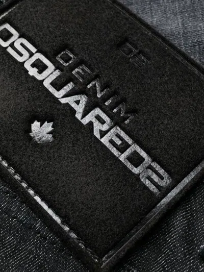 Dsquared2 Tapered Black Jeans In Black