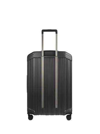 Piquadro Expandable Hard-shell Suitcase With Textured Surface