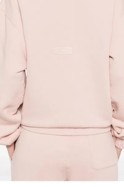 Autry Relaxed-fit Cropped Sweatshirt With Subtle Logo Detail