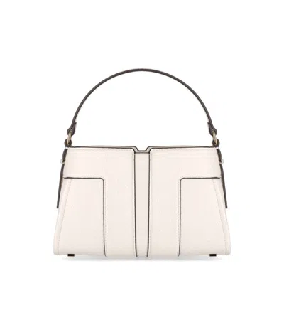 Elisabetta Franchi Ivory Small Handbag