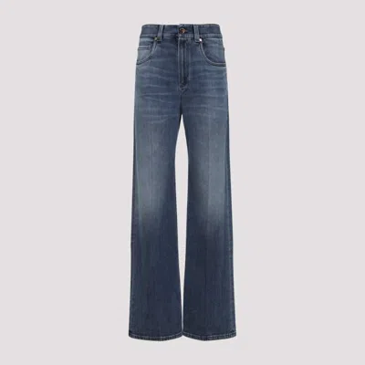 Brunello Cucinelli Wide-leg High-waist Jeans In Soft Denim Blend
