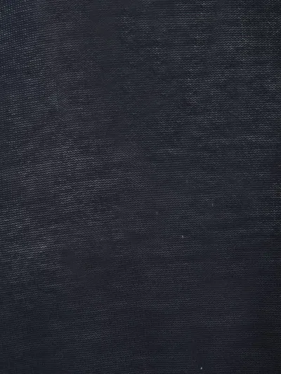 Paul Smith Fitted Textured Top With Contrasting Knit Detail In Blue