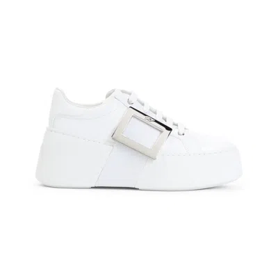Roger Vivier Platform Sneakers With Prominent Buckle Detail