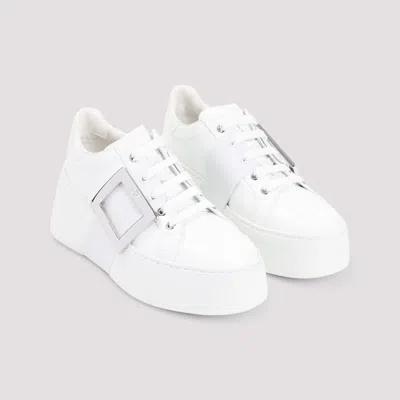 Roger Vivier Platform Sneakers With Prominent Buckle Detail