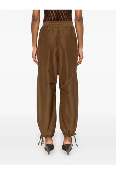 Philosophy Di Lorenzo Serafini Relaxed Fit Trousers With Tapered Leg In Brown