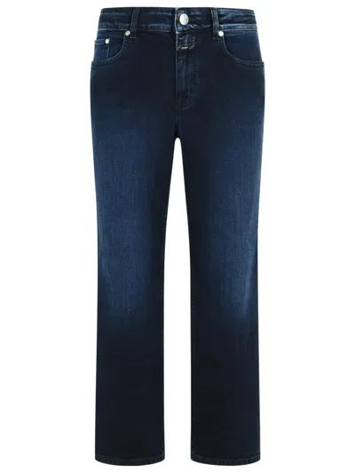 Closed Milo Midnight Blue Cotton Jeans In Blue