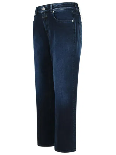 Closed Milo Midnight Blue Cotton Jeans In Blue