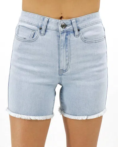 Grace & Lace Women's Mel's Favorite Shorts In Light Wash In Blue
