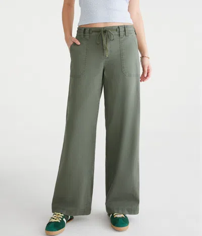Aéropostale Low-rise Twill Wide Leg Pants