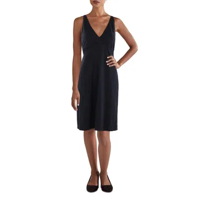 Prana Womens Pocket Hemp Mini Dress In Black
