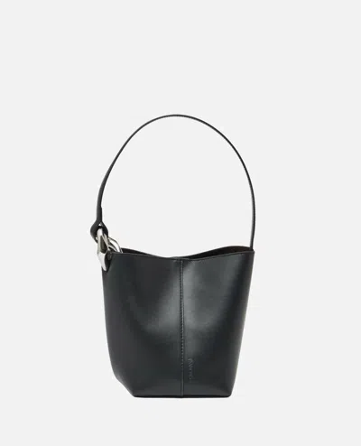 Jw Anderson The Jwa Corner Small Bucket In Black
