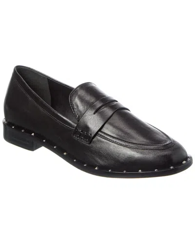 Schutz Andria Leather Flat In Black