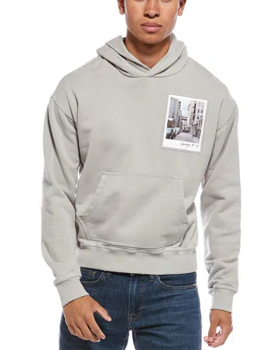 Helmut Lang Postcard Hoodie In Gray
