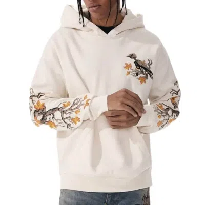 Jordan Craig Aviary Pullover Hoodie In Cream In White