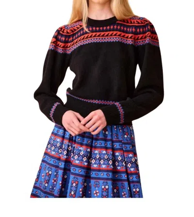 Hunter Jackie Sweater In Highgrove Fairisle