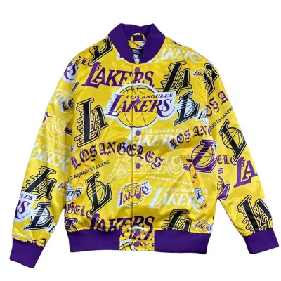 Pro Standard Los Angeles Lakers Track Jacket In Yellow