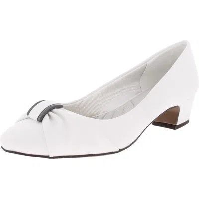 Easy Street Eloise Womens Faux Leather Dressy Block Heel