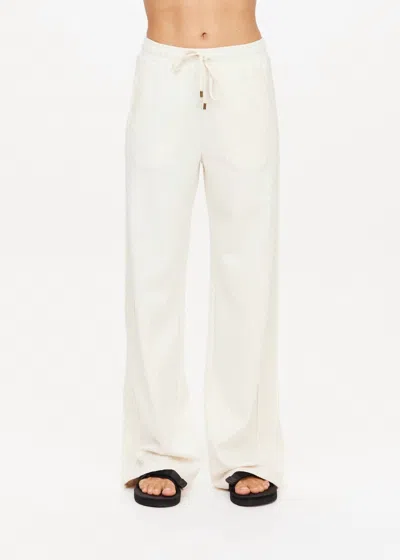 The Upside Bow N Arrow Nova Flare Pant In Natural In White