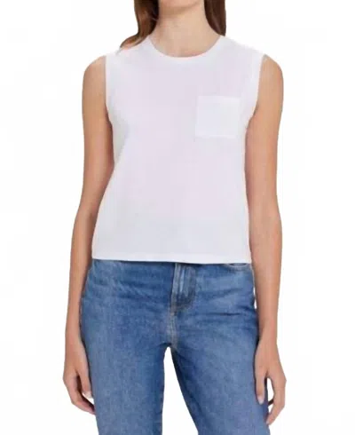 Goldie Lewinter Pocket Tee In White