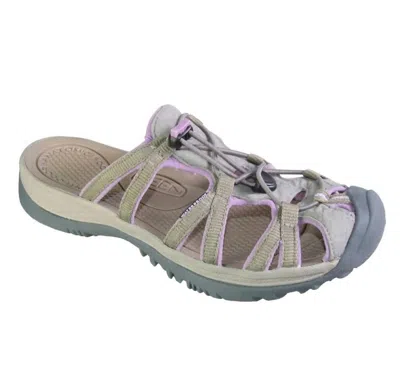 Keen Women's Whisper Slide Sandal In Brindel / Regal Orchid