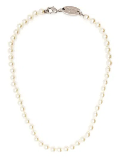Vivienne Westwood Man. Stuart Necklace Accessories In White