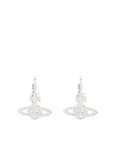 Vivienne Westwood Grace Bas Relief Earrings Accessories In Silver