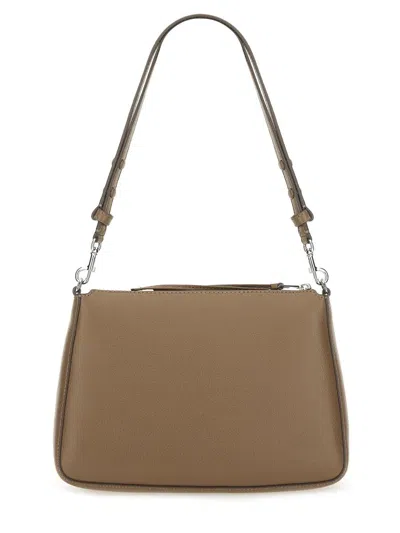 Tory Burch Shoulder Bag With Adjustable And Chain Strap In Brown