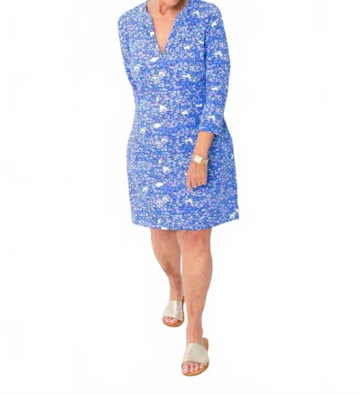 Harborview Beach Blossom Dress In Regatta