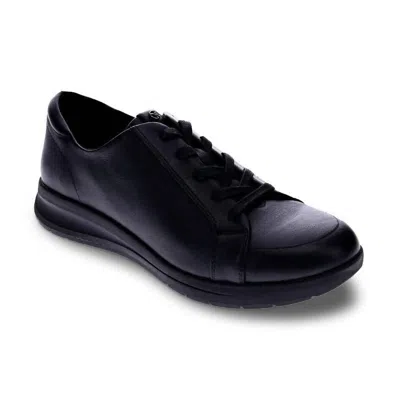 Revere Women's Athens Lace Up Sneaker In Black