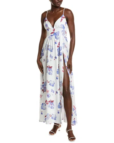 Ipponelli Tie Shoulder Maxi Dress In White