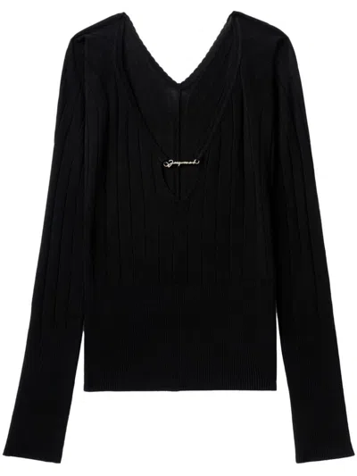 Jacquemus Pralu Top With Viscose Blend