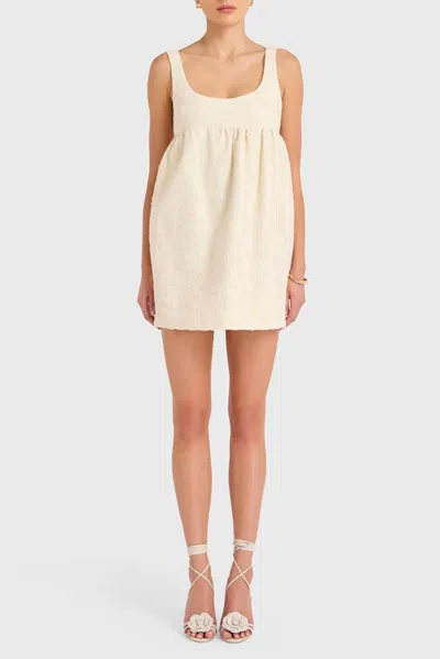 Amanda Uprichard Bello Dress In Muslin In White