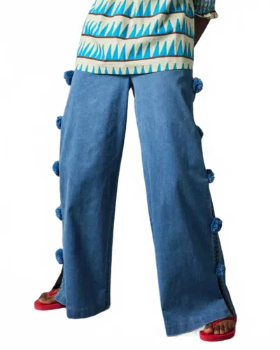 Hope For Flowers Pom Pom Jeans In Medium Wash