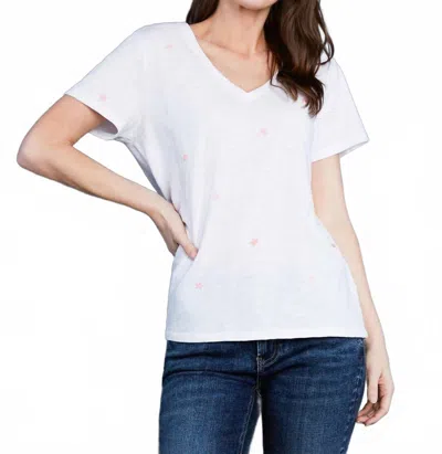 Billy T Multi-stars Tee In White In White