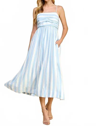 Tcec Carolina Seaside Maxi Dress In Blue