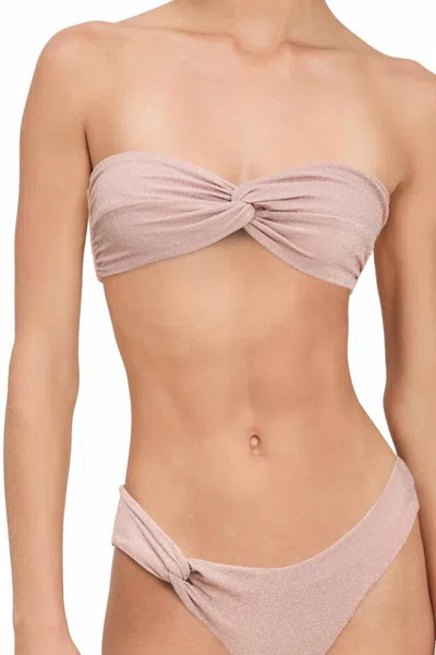 Devon Windsor Thea Bikini Top In Rosette