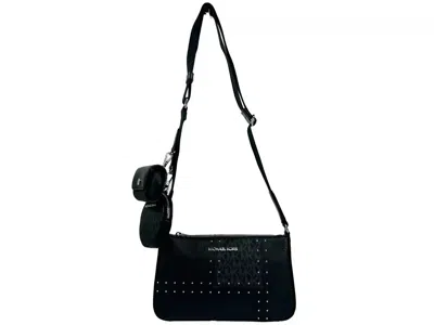 Michael Kors Women's Crossbody Tech Attachment Bag Purse In Black