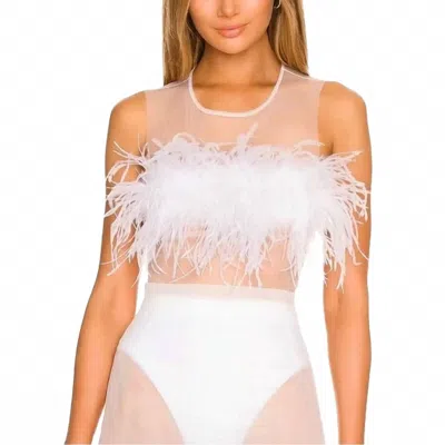 The Bar Marcel Top In White In White