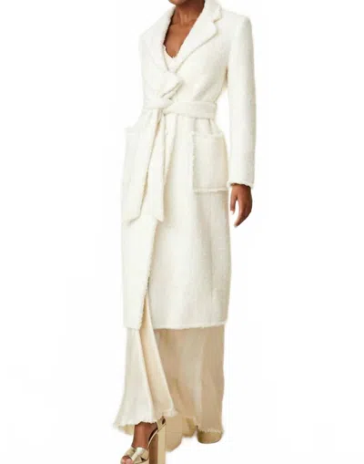 Loveshackfancy Adalie Coat In Antique White