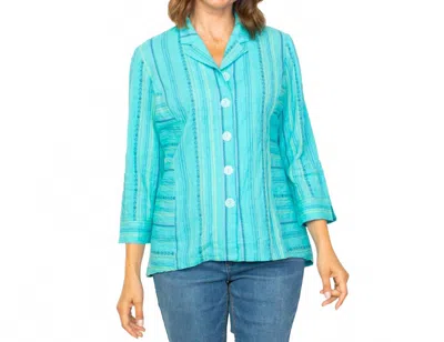 Habitat Boho Seamed Shirt In Seaglass In Green
