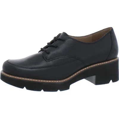 Naturalizer Darrylace Womens Leather Lug Sole Loafers