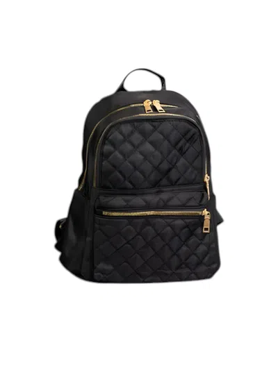 Dani & Em Women's Tammy Quilted Backpack In Black