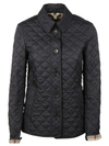 BURBERRY Burberry Quilted Jacket,39761831005NAVY